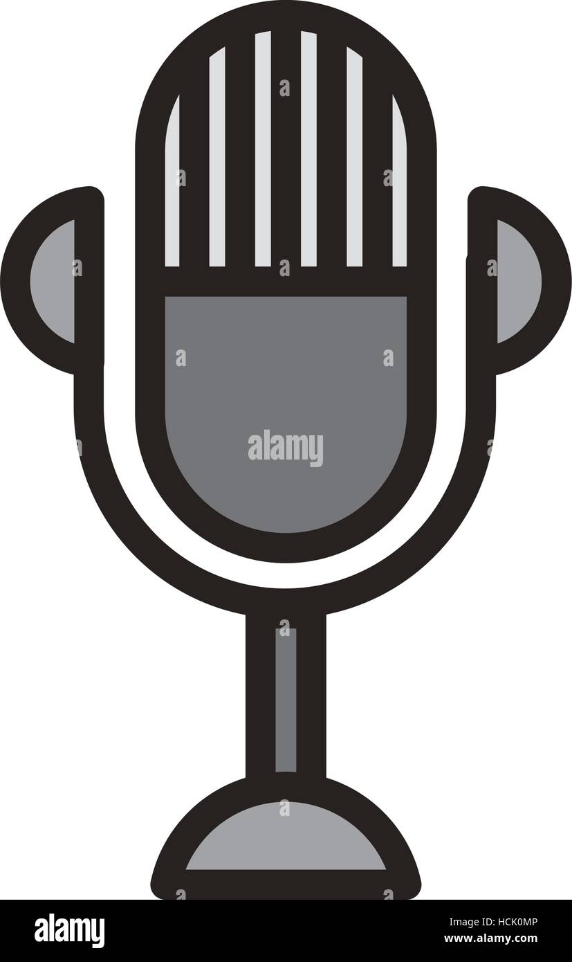 microphone device isolated icon vector illustration design Stock Vector ...