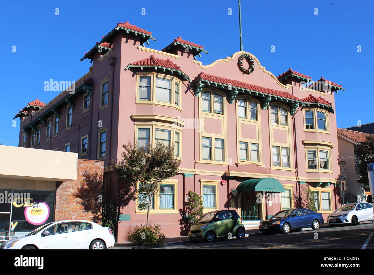 Duchess of Windsor Apartments, Spanish Revival, Vallejo California Stock Photo