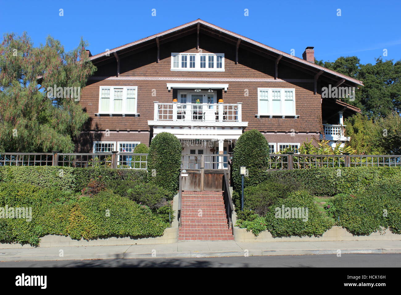 House designed by Julia in 1909, Vallejo, California Stock Photo