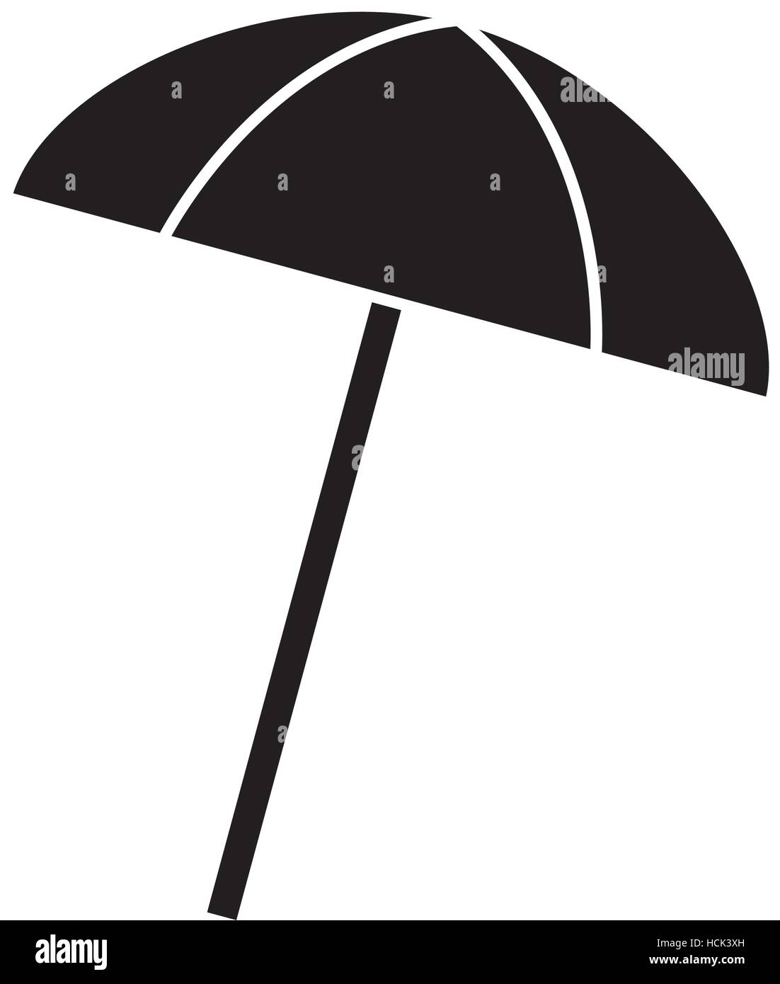 beach umbrella isolated icon vector illustration design Stock Vector ...