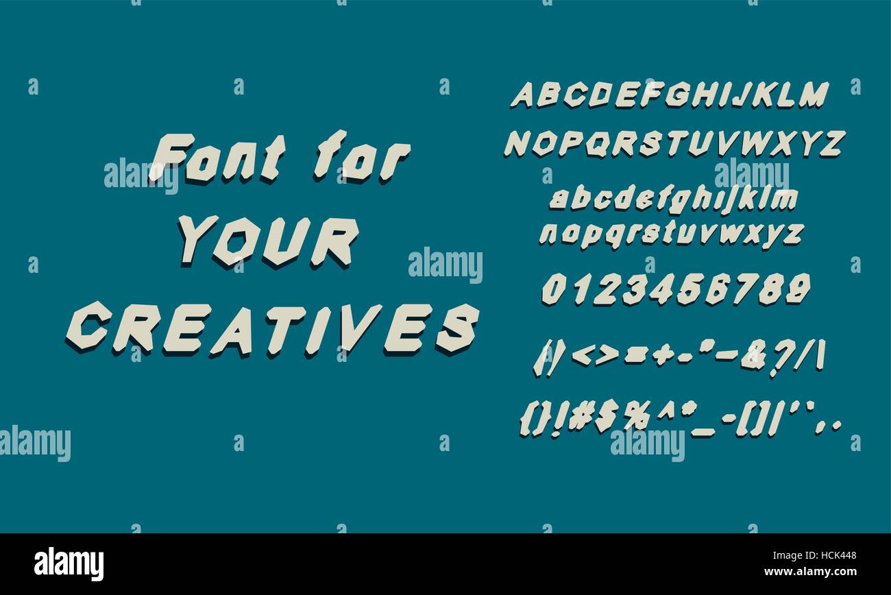 English alphabet font glyphs font. Uppercase and lowercase letters