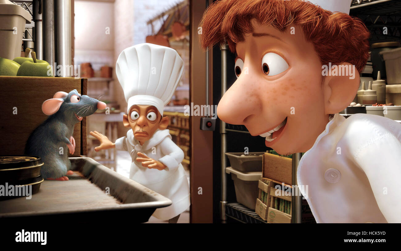 RATATOUILLE, Remy (voice Patton Oswalt), Skinner (voice Ian Holm