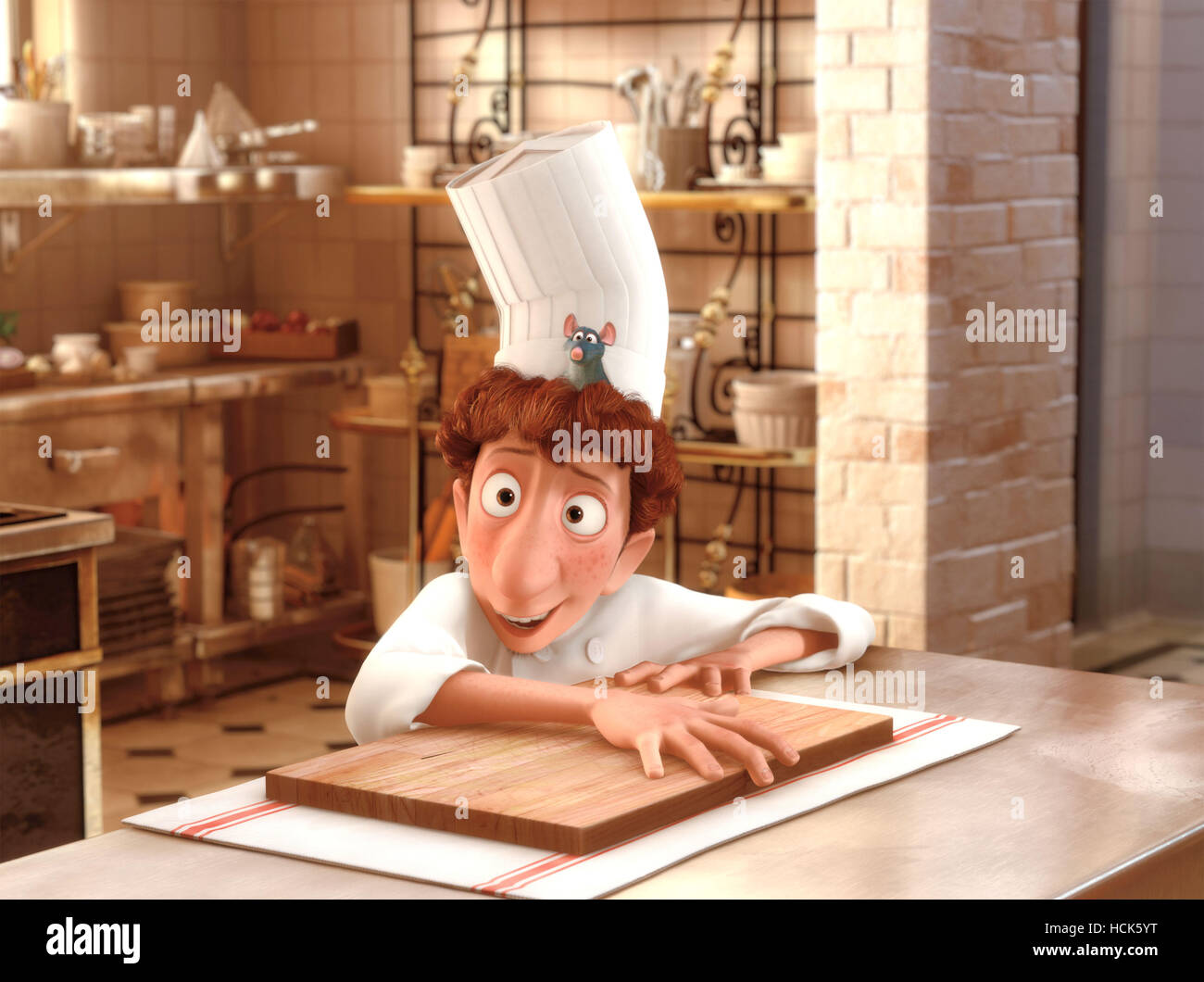 RATATOUILLE, Linguini (voice Lou Romano), Remy (voice Patton Oswalt