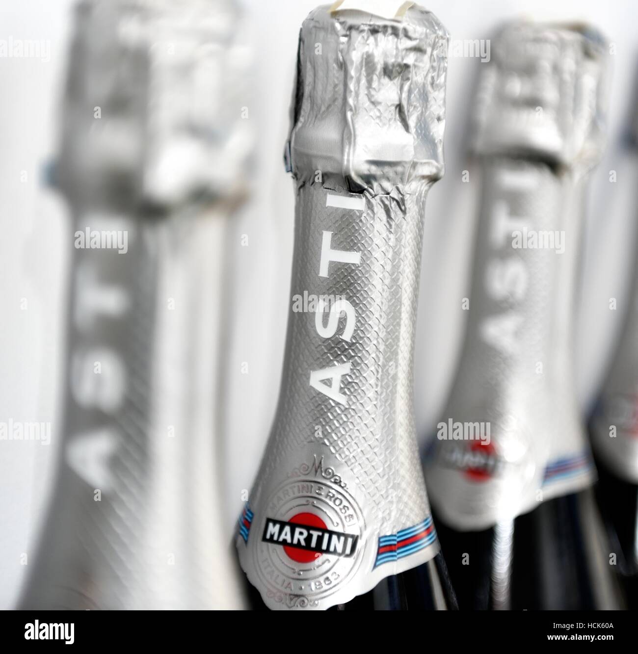 Martini Asti Spumante Bottles Stock Photo Alamy