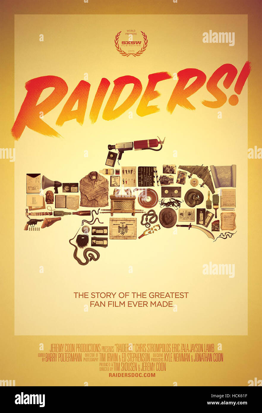 RAIDERS! THE STORY OF THE GREATEST FAN FILM EVER MADE, poster art, 2015. © Drafthouse Films