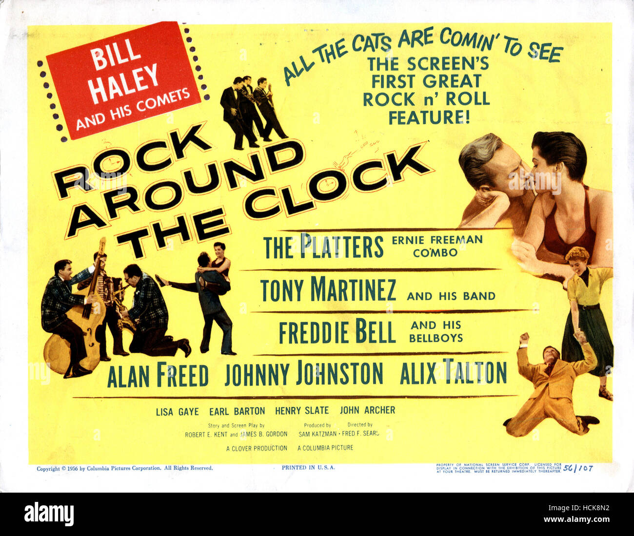 ROCK AROUND THE CLOCK, 1956 Stock Photo Alamy