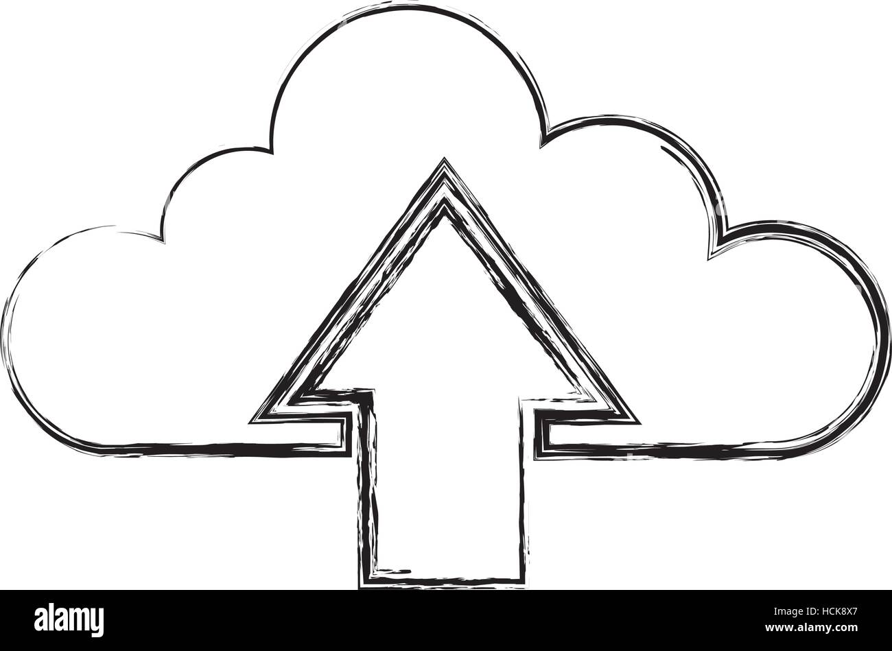 cloud computing isolated icon vector illustration design Stock Vector ...