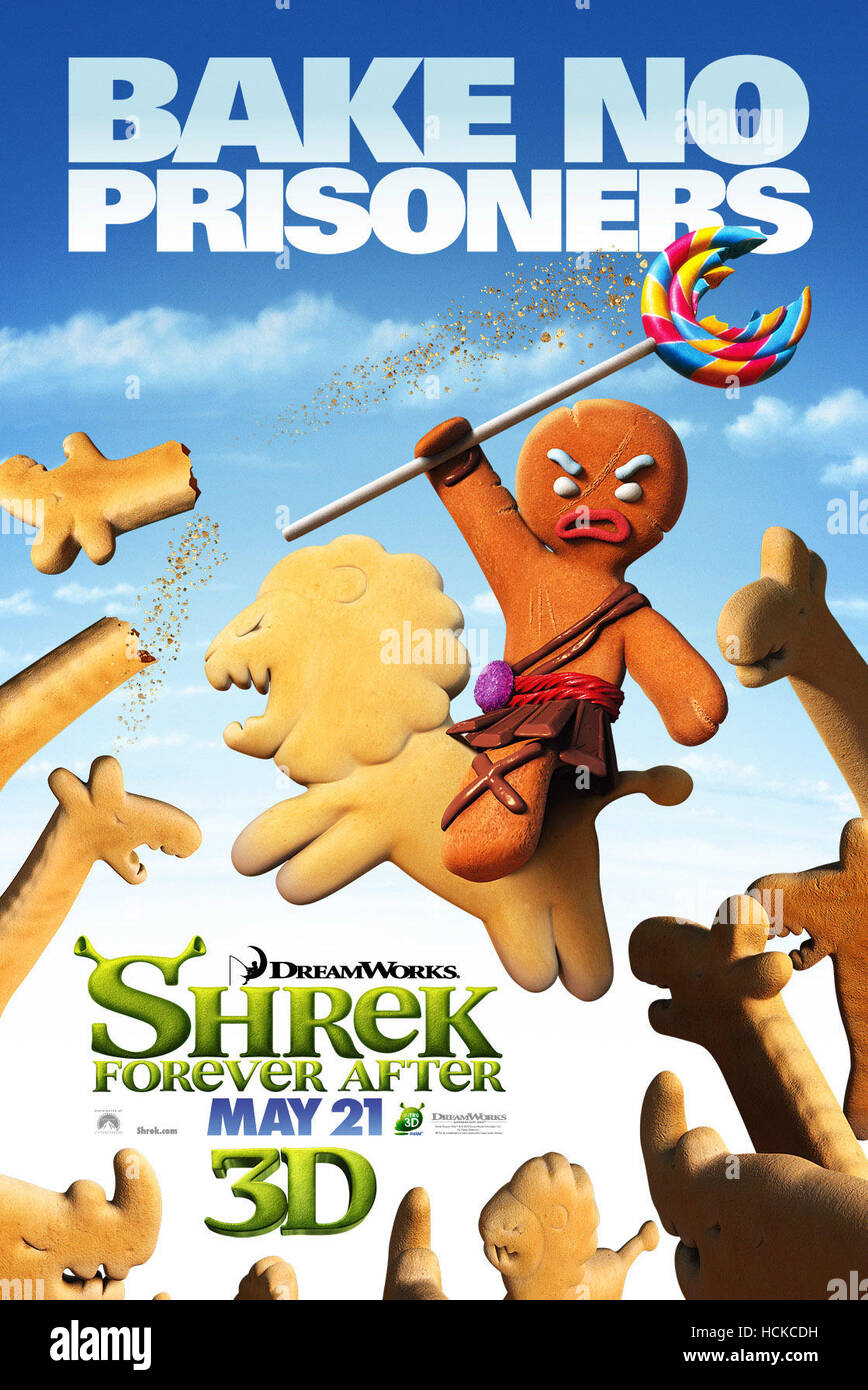 SHREK FOREVER AFTER, Gingerbread Man (voice Conrad Vernon), 2010
