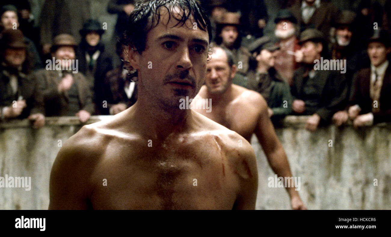 SHERLOCK HOLMES, Robert Downey Jr., 2009. ©Warner Bros./courtesy Everett Collection Stock Photo
