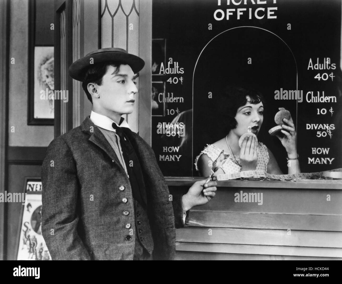 SHERLOCK JR., Buster Keaton, Kathryn McGuire, 1924 Stock Photo Alamy
