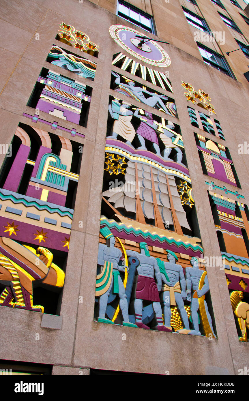 Art deco exterior building Stock Photo Alamy