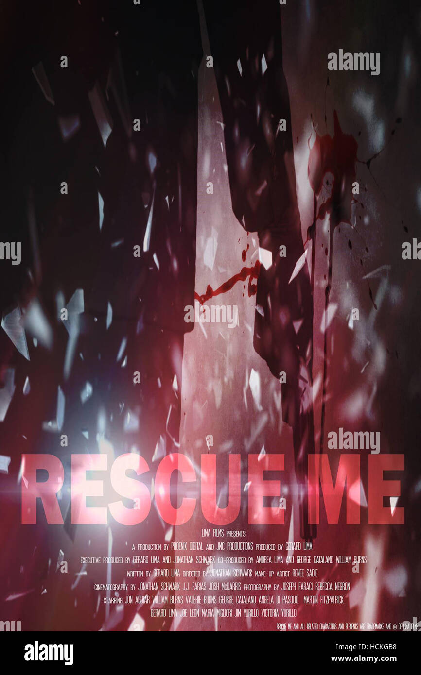 Angry Rescue Poster RESCUE ME, poster art, 2015 Stock Photo - Alamy