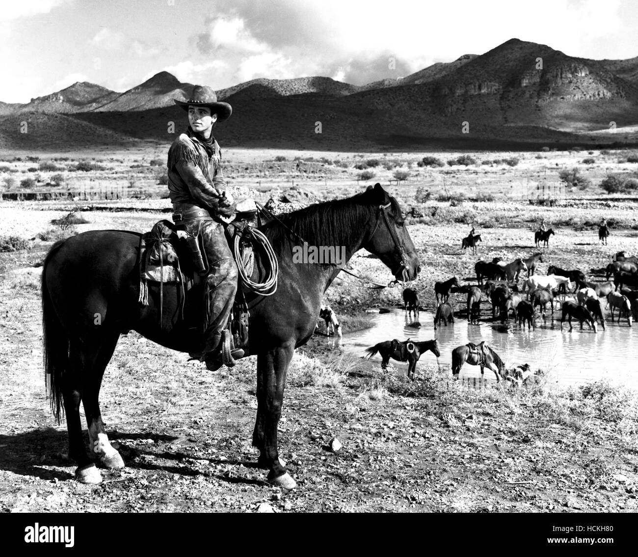 RED RIVER, Montgomery Clift, 1948 Stock Photo Alamy