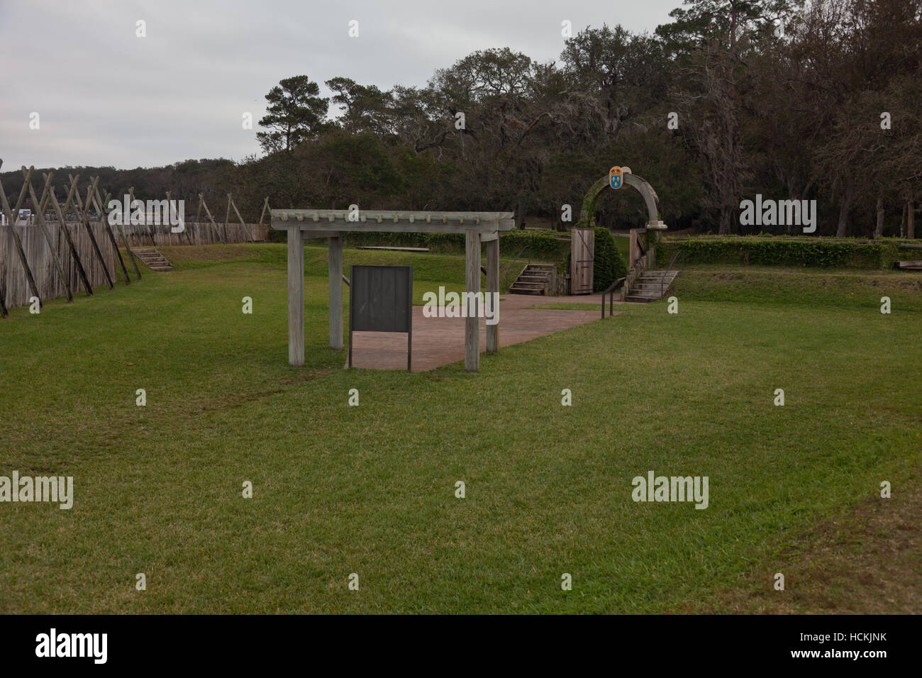 Fort Caroline National Memorial in Jacksonville, FL Stock Photo