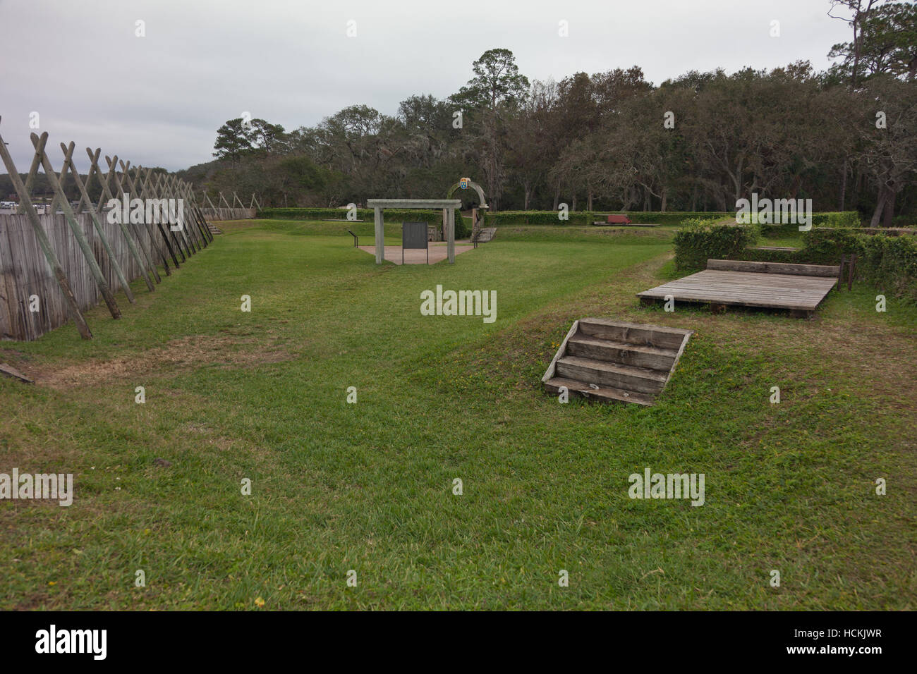 Fort Caroline National Memorial in Jacksonville, FL Stock Photo Alamy