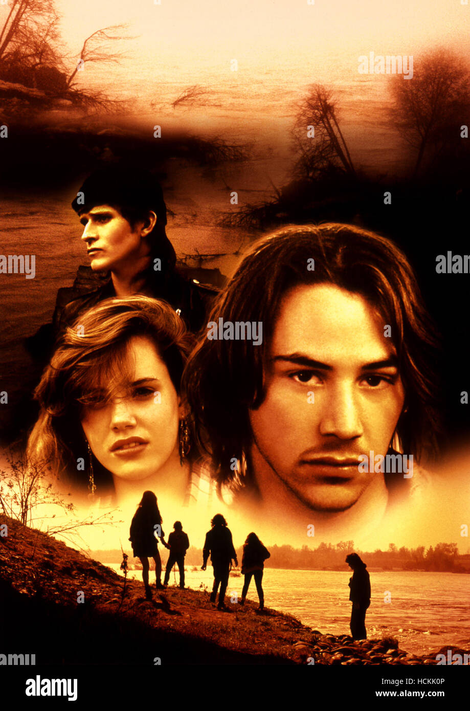 RIVER'S EDGE, Crispin Glover, Ione Skye, Keanu Reeves, 1986, (c) Island
