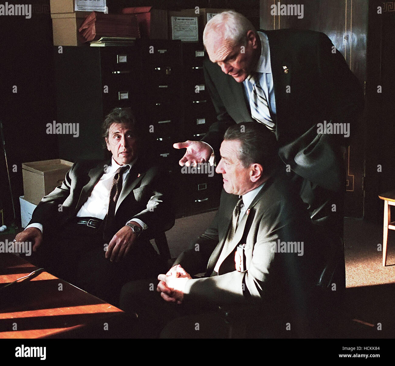 RIGHTEOUS KILL, from left Al Pacino, Robert De Niro, Brian Dennehy (back), 2008. ©Overture