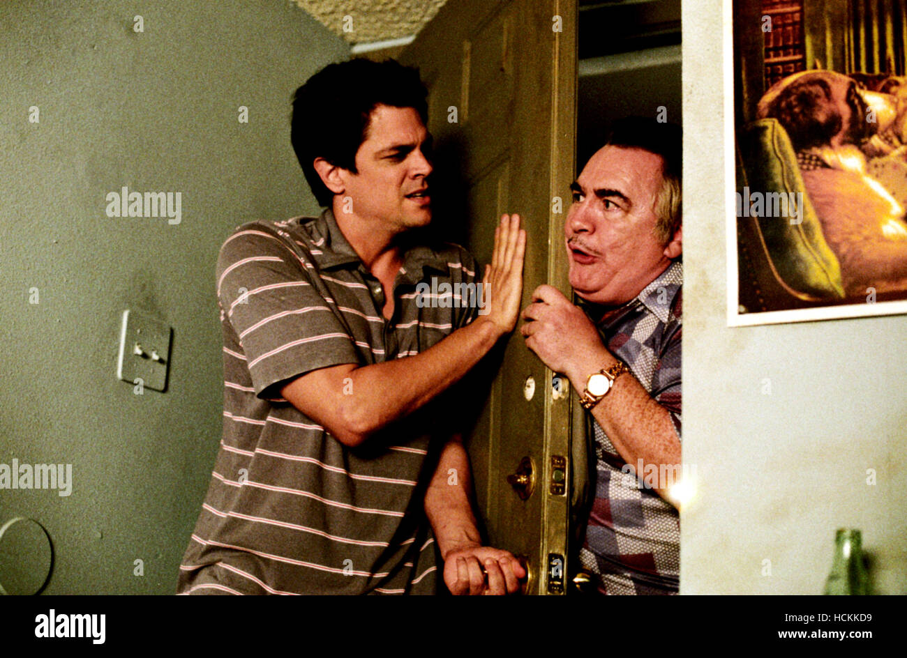 THE RINGER, Johnny Knoxville, Brian Cox, 2005, (c) Fox Searchlight/courtesy Everett Collection Stock Photo