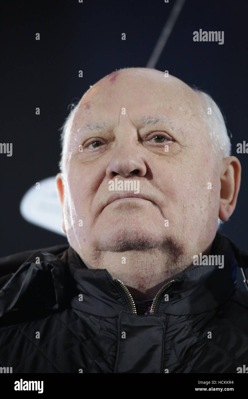 Michail Gorbachev takes part at 25th anniversary of the fall of the