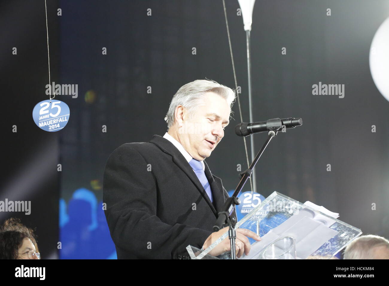 Michail Gorbachev takes part at 25th anniversary of the fall of the