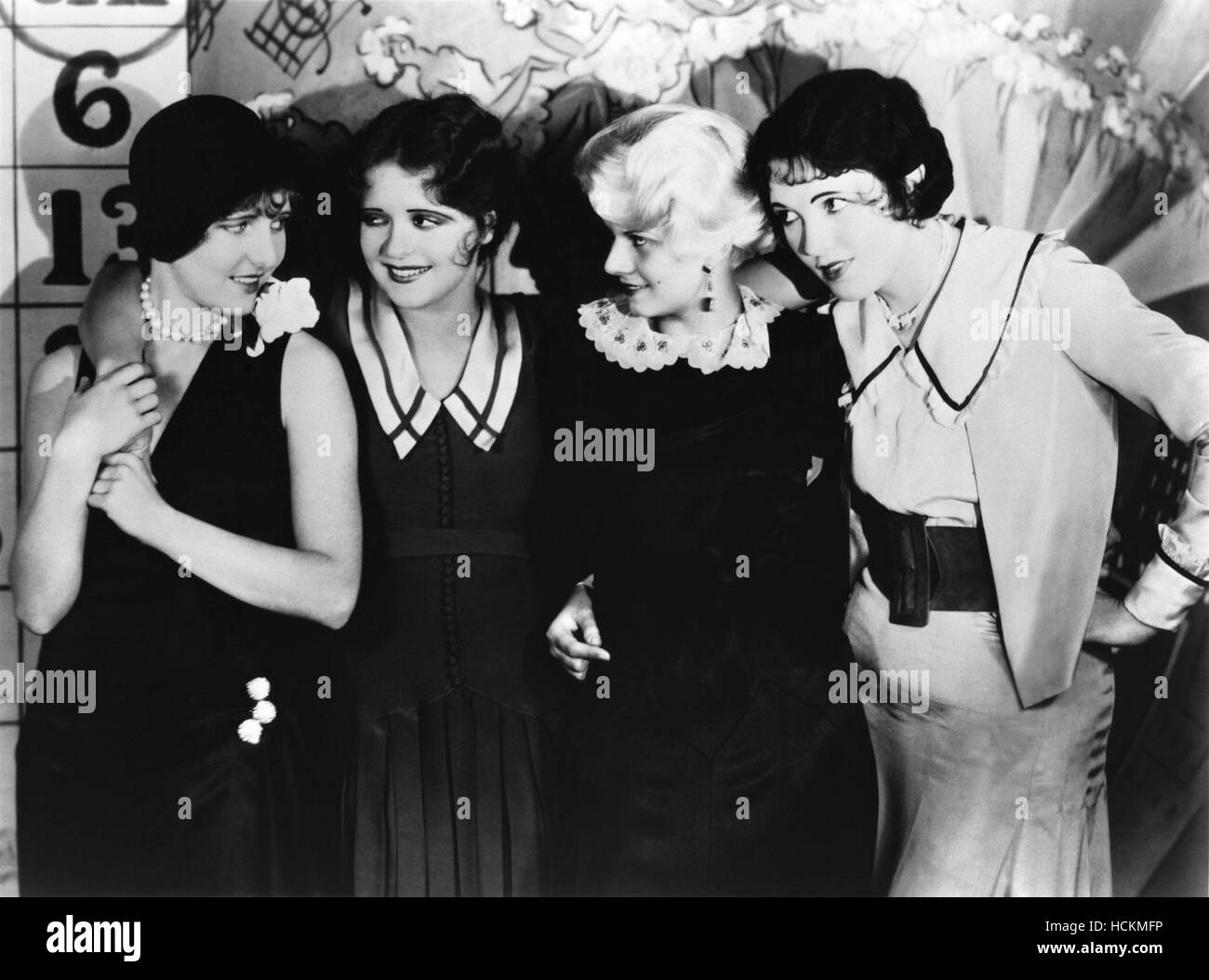 THE SATURDAY NIGHT KID, from left: Jean Arthur, Clara Bow, Jean Harlow,  Leone Lane, 1929 Stock Photo - Alamy
