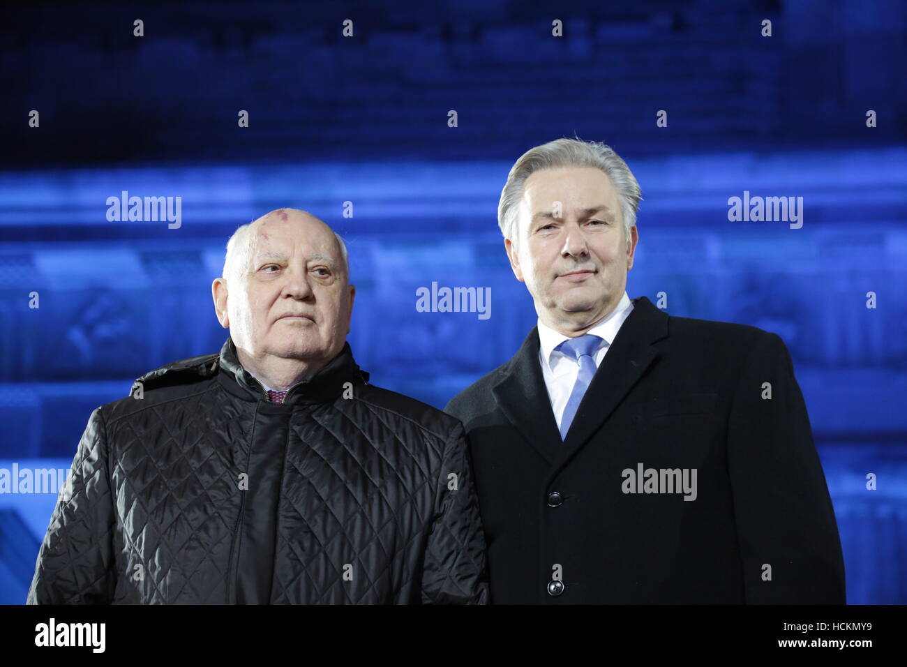 Michail Gorbachev takes part at 25th anniversary of the fall of the