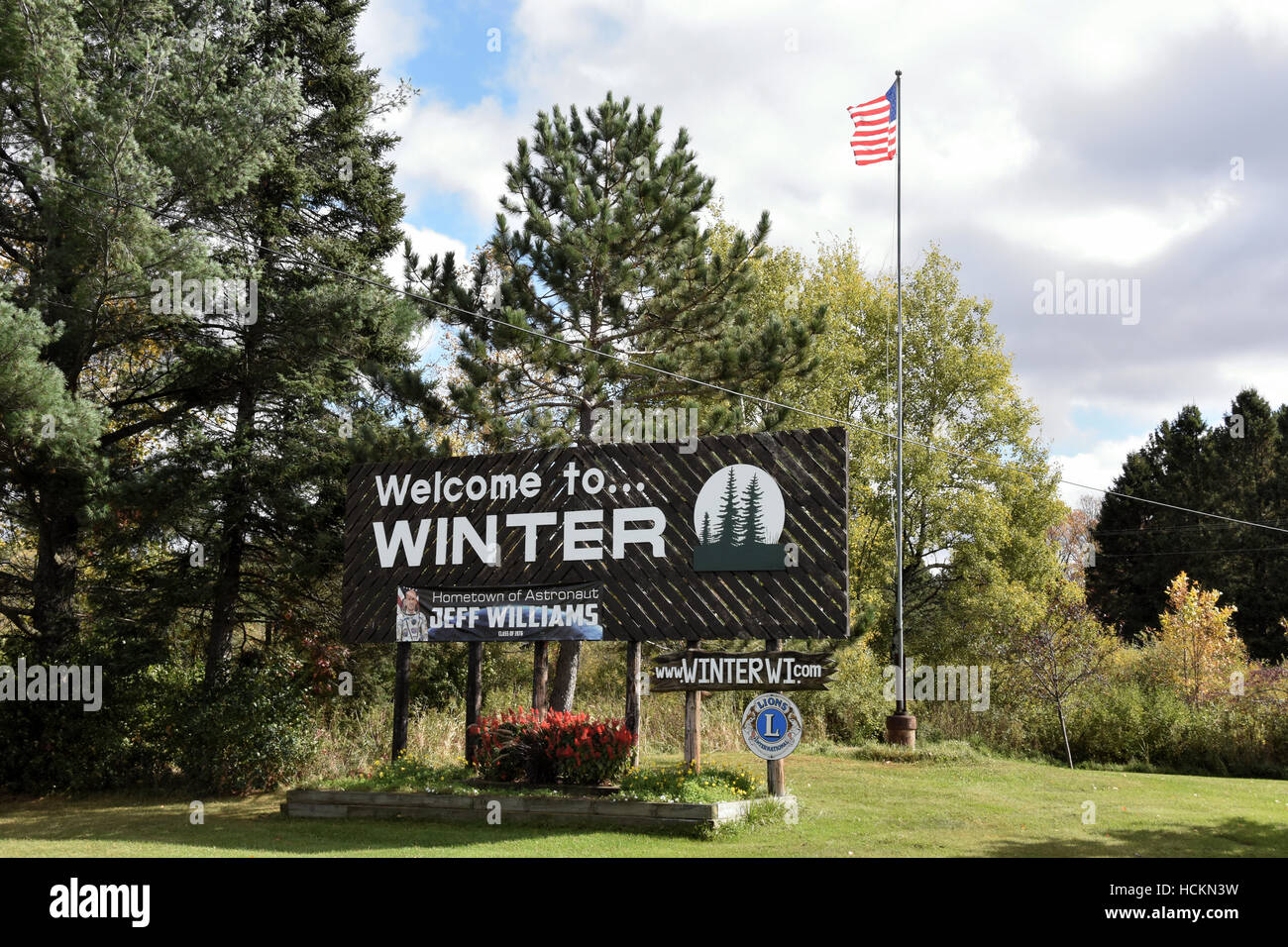 Wisconsin village sign hires stock photography and images Alamy