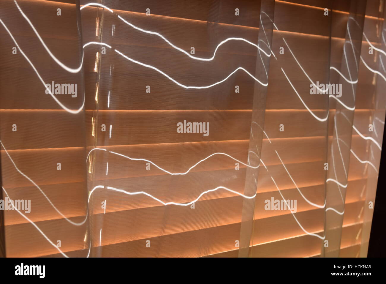 Light reflection lines on a curtain Stock Photo - Alamy