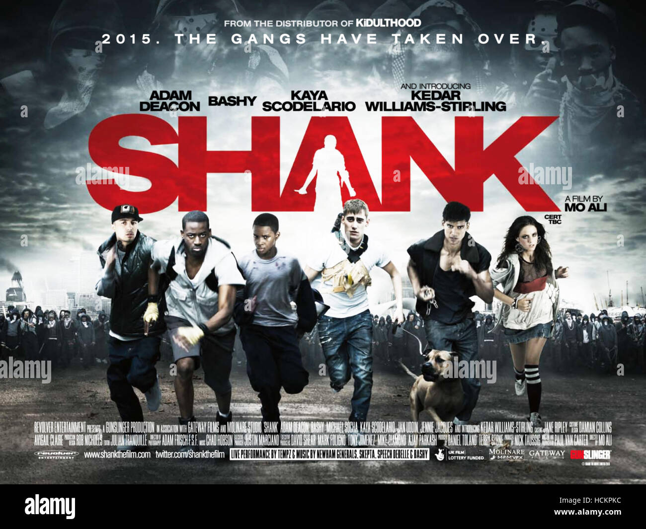 SHANK, British poster art, from left Adam Deacon, Ashley Thomas, Kedar WilliamsStirling