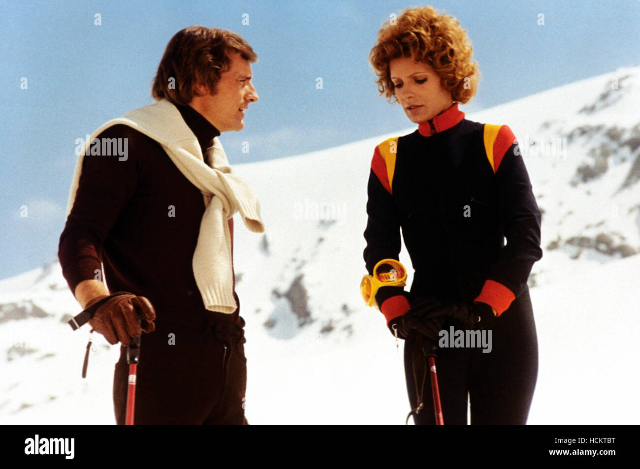 SNOW JOB, Jean-Claude Killy, Daniele Gaubert, 1972 Stock Photo - Alamy