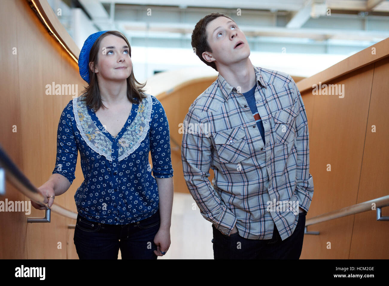 SCORE A HOCKEY MUSICAL, from left Allie MacDonald, Noah Reid,