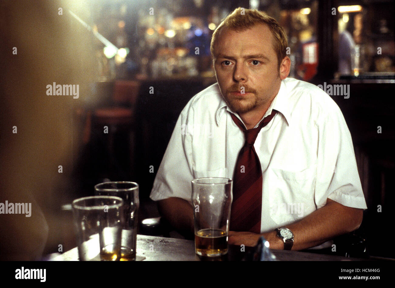 SHAUN OF THE DEAD, Simon Pegg, 2004, (c) Rogue Pictures/courtesy