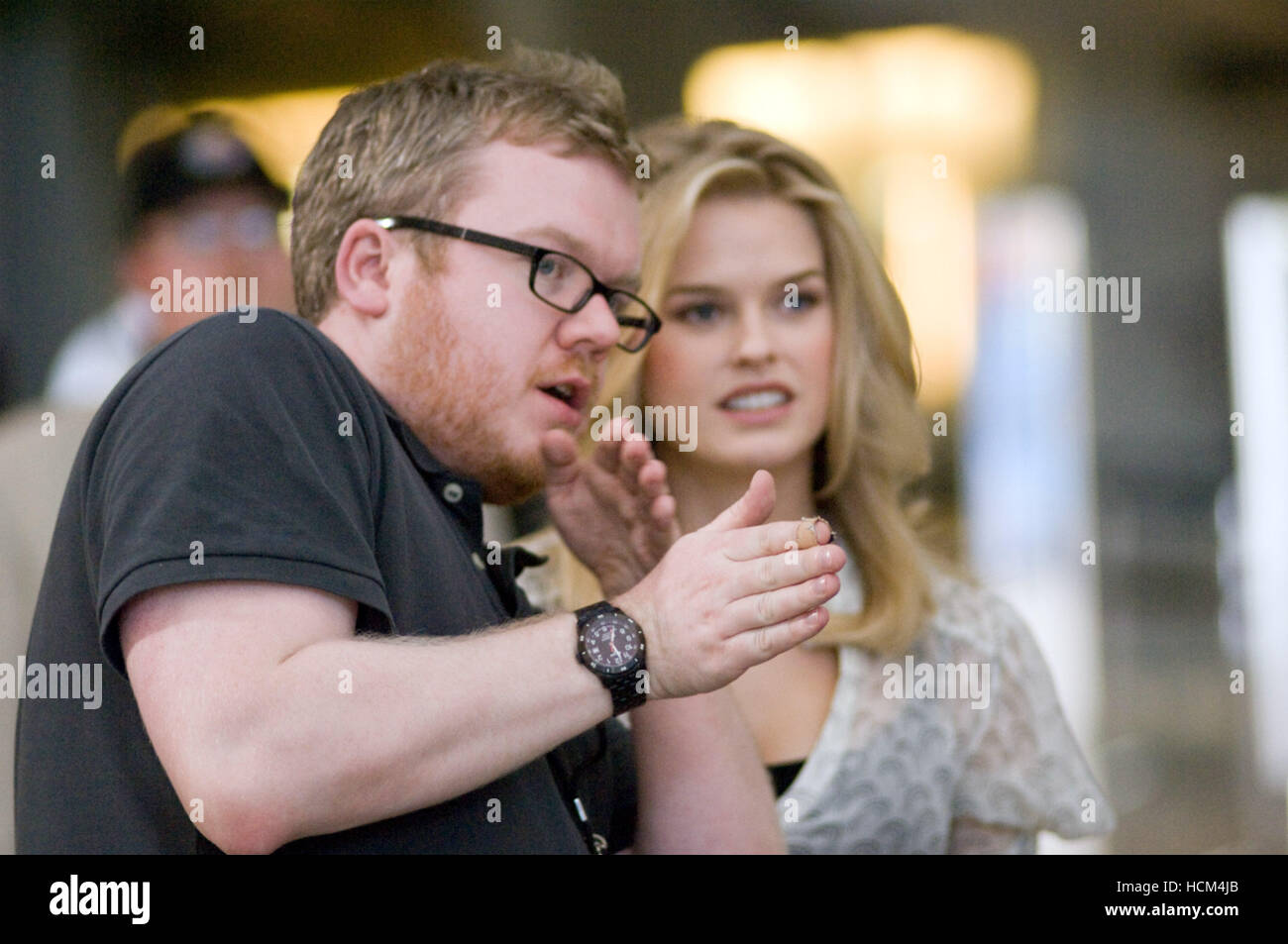 SHE S OUT OF MY LEAGUE From Left Director Jim Field Smith Alice Eve 