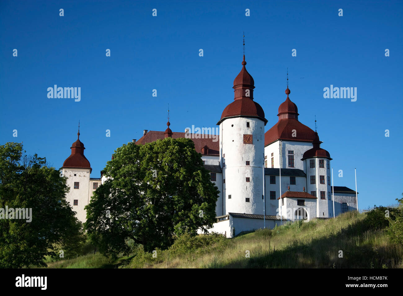 Laeckoe Castle is a medieval castle in Sweden and is located on the ...
