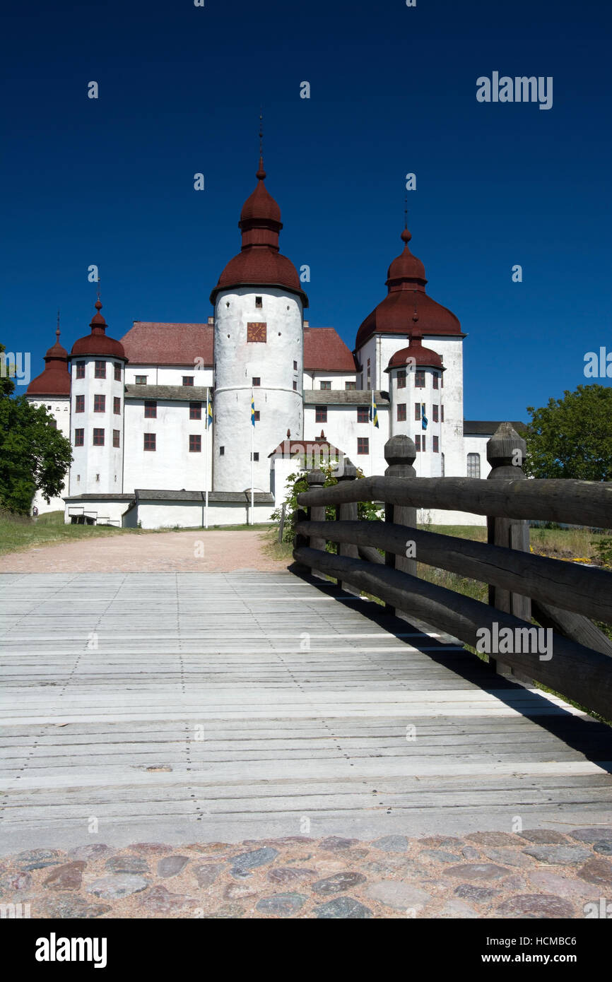 Laeckoe Castle is a medieval castle in Sweden and is located on the ...