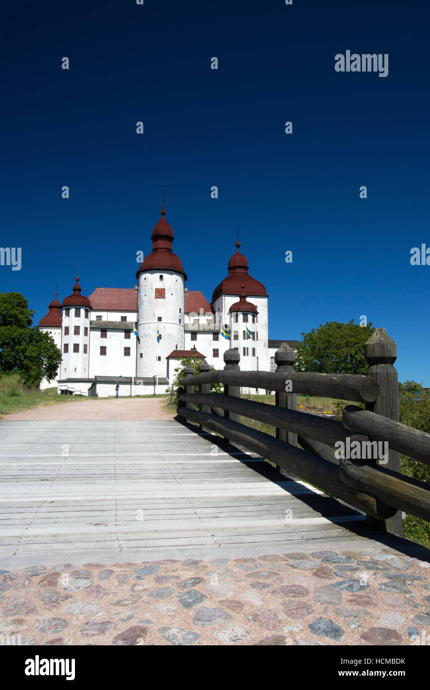 Laeckoe Castle is a medieval castle in Sweden and is located on the ...