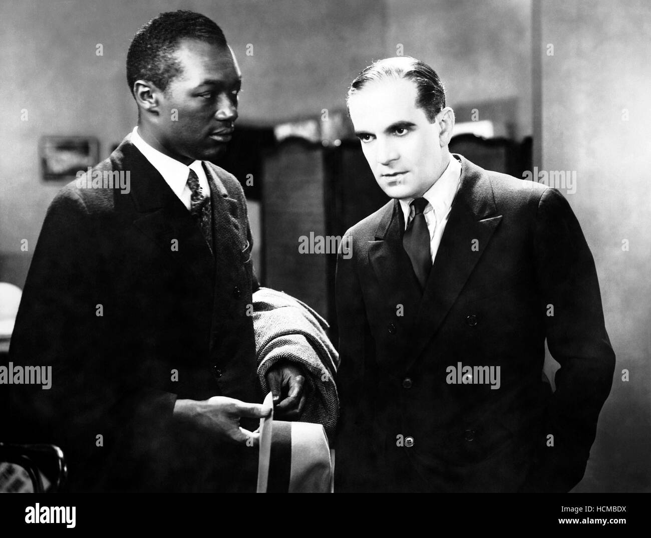 THE SINGING FOOL, Al Jolson (right), 1928 Stock Photo