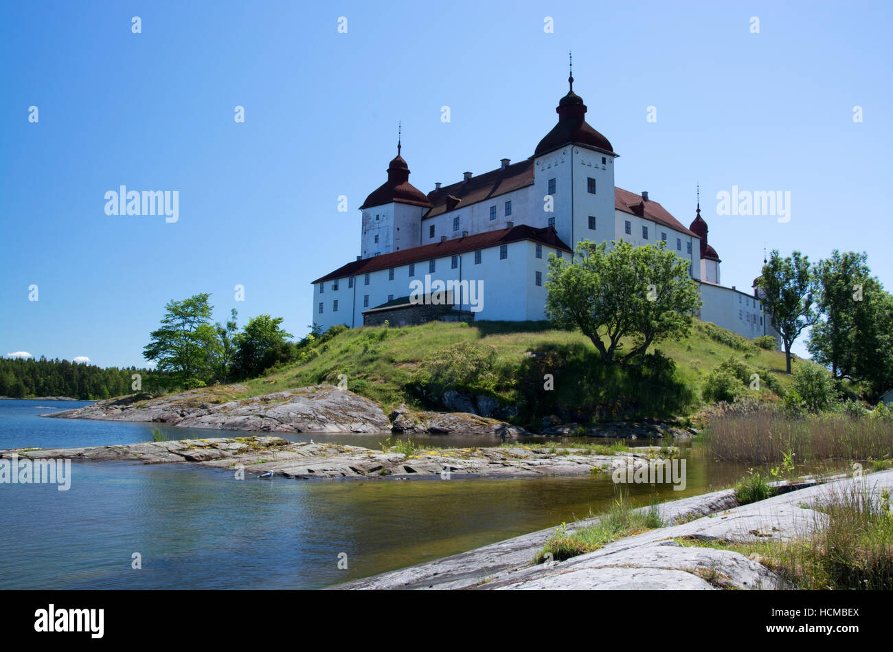 Laeckoe Castle is a medieval castle in Sweden and is located on the ...