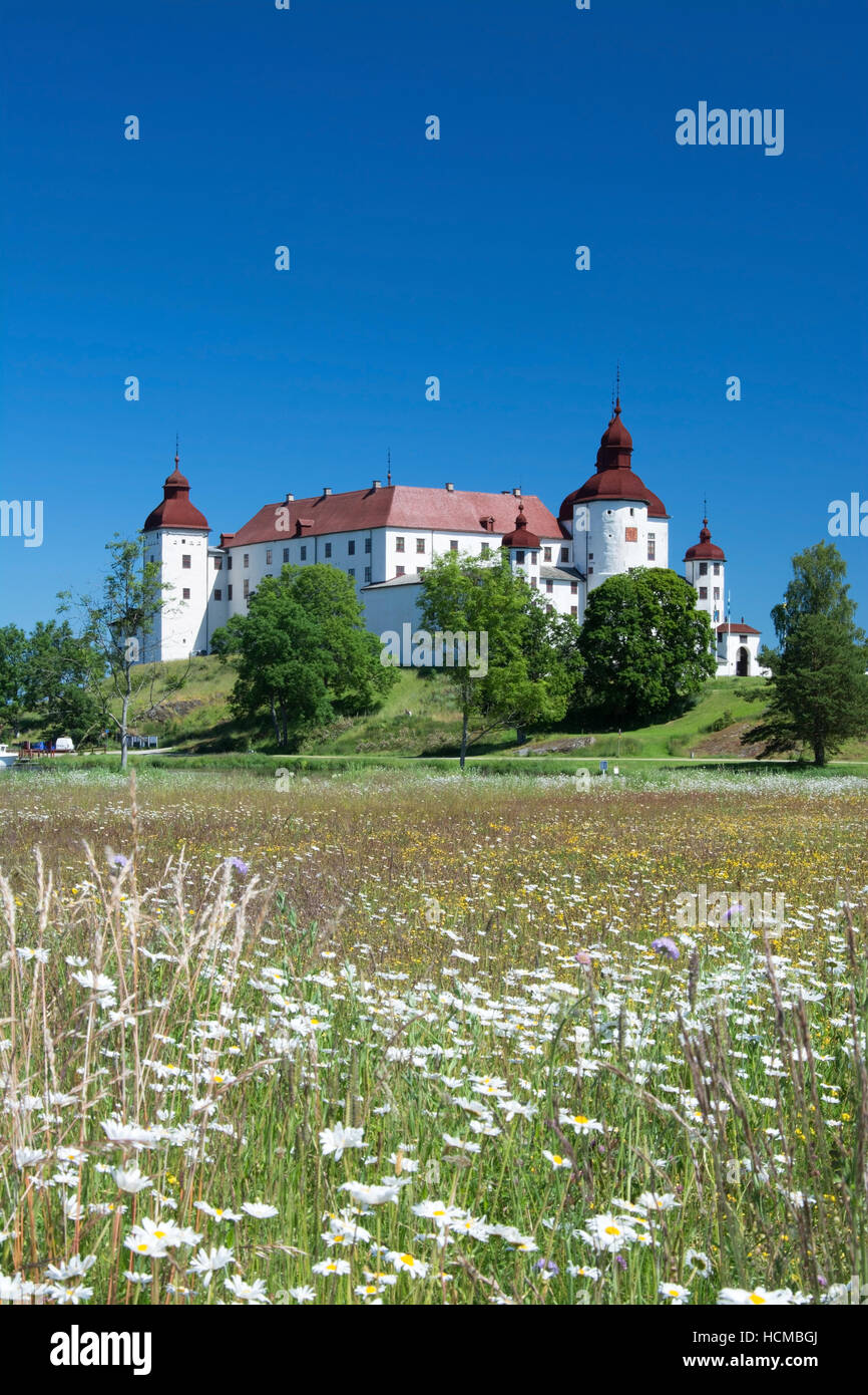 Laeckoe Castle is a medieval castle in Sweden and is located on the ...