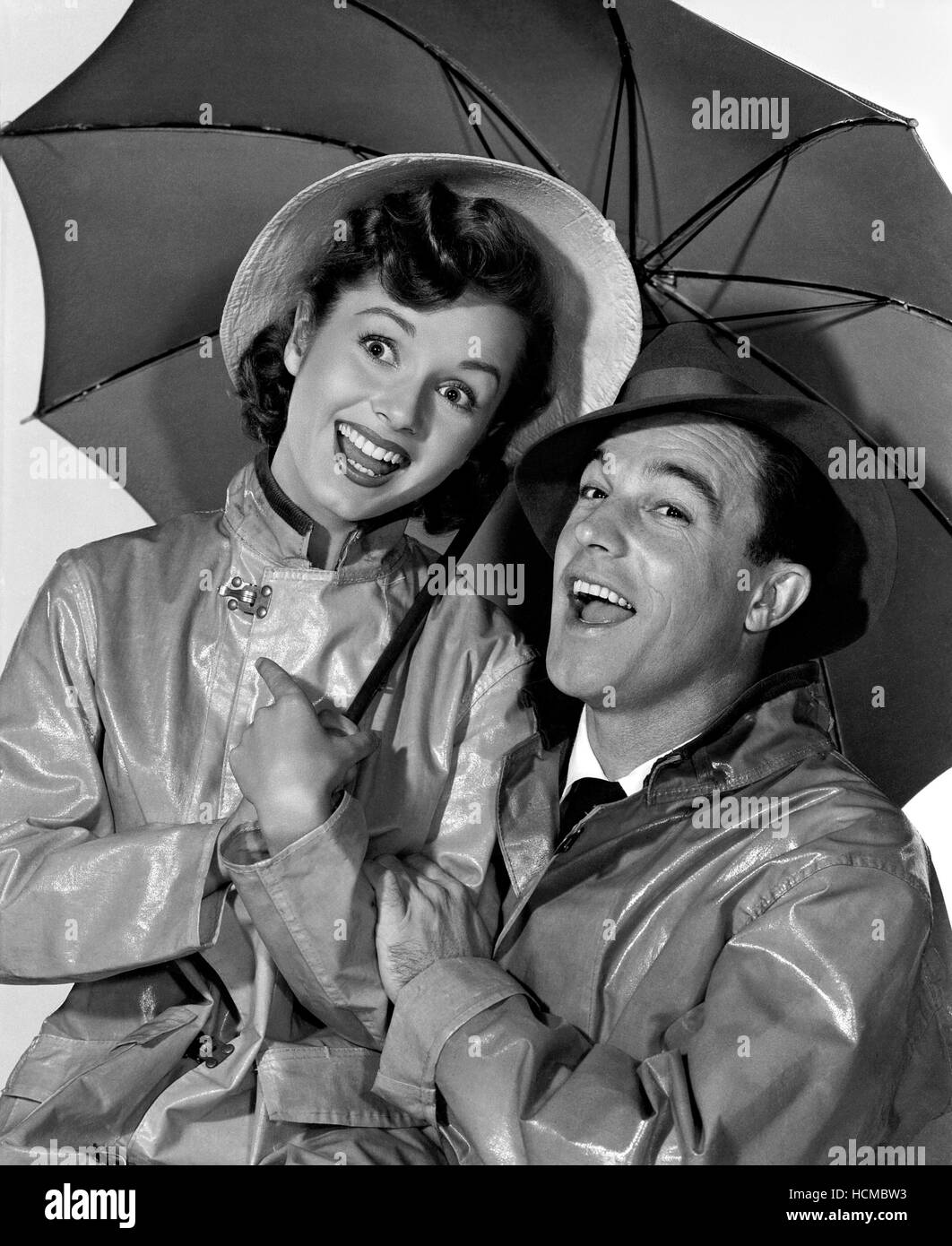 SINGIN IN THE RAIN Debbie Reynolds Gene Kelly Stock Photo Alamy