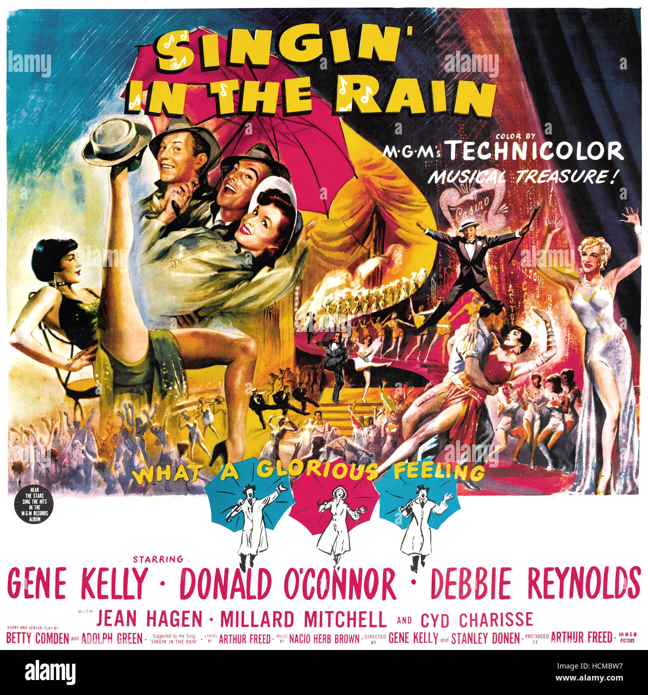 Singin In The Rain Gene Kelly Debbie Reynolds Donald Oconnor Jean Hagen Cyd Charisse 5583