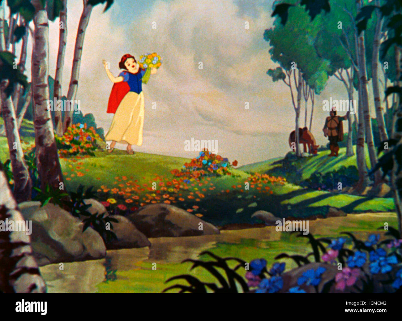 SNOW WHITE AND THE SEVEN DWARFS, left: Snow White, right: Huntsman 