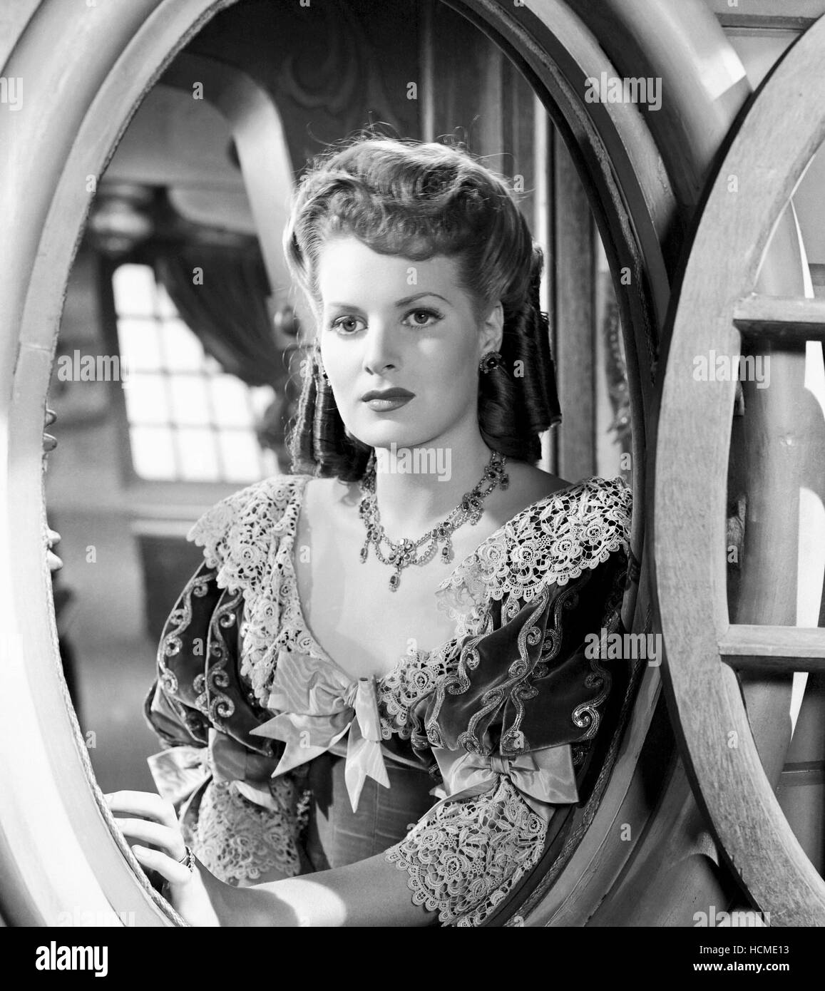 THE SPANISH MAIN Maureen O Hara 1945 Stock Photo Alamy the-spanish-main-maureen-o-hara-1945-stock-photo-alamy