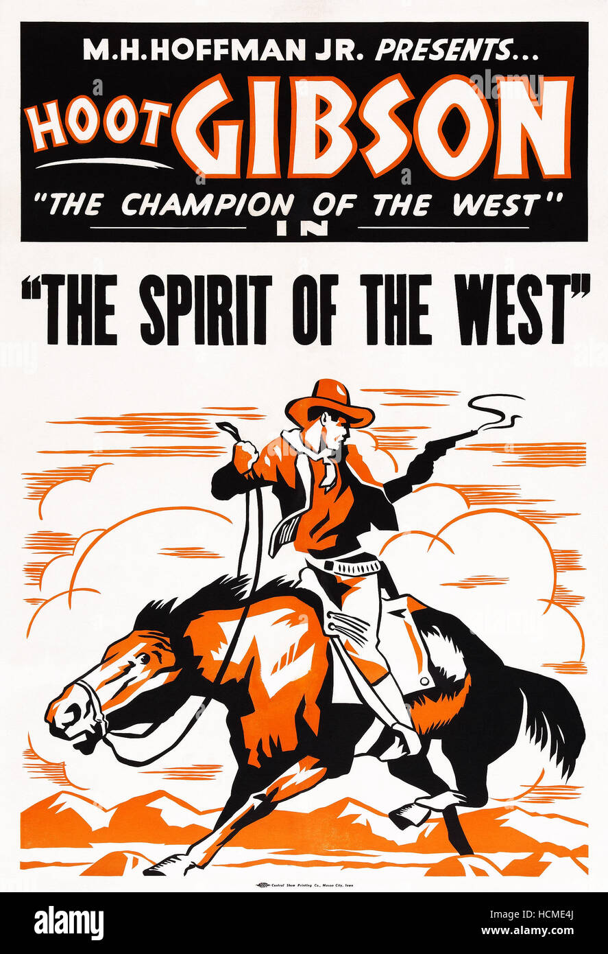 SPIRIT OF THE WEST, US poster art, 1932 Stock Photo Alamy