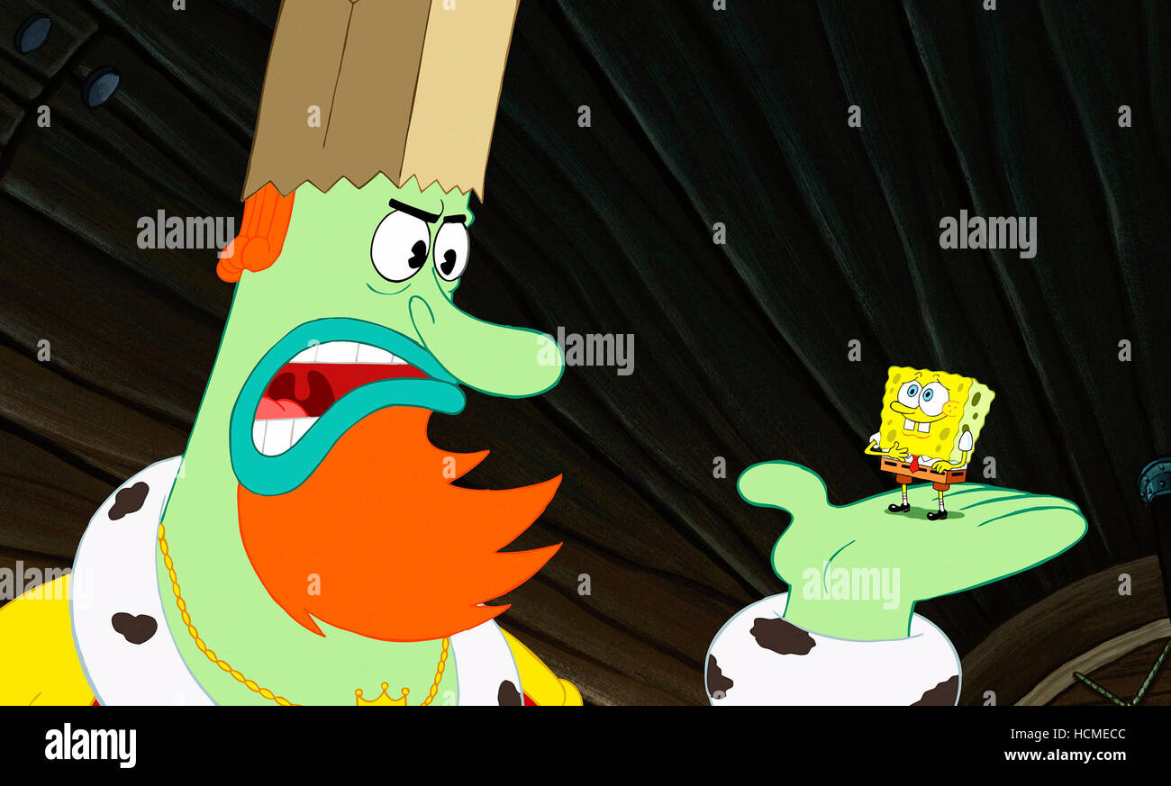 THE SPONGEBOB SQUAREPANTS MOVIE, King Neptune, Spongebob Squarepants