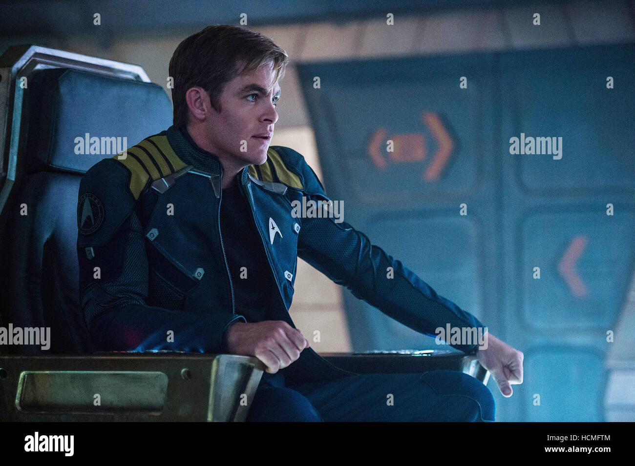 STAR TREK BEYOND, Chris Pine as Captain James T. Kirk, 2016. ph ...