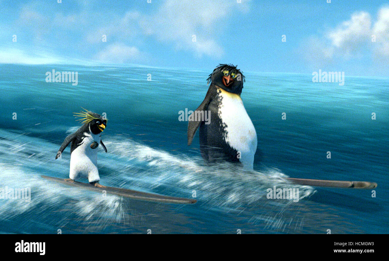 Surf S Up Cody Maverick Voice Shia Labeouf Big Z Voice Jeff Bridges 07 C Sony Pictures International Courtesy Stock Photo Alamy