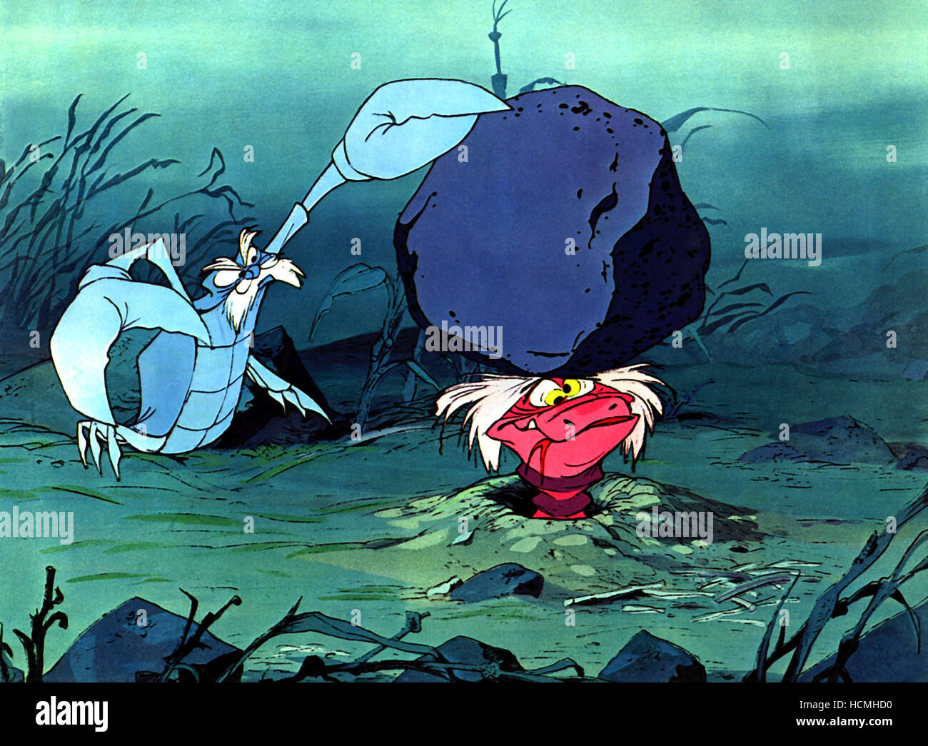 The Sword In The Stone From Left Merlin As Crab Madam Mim As