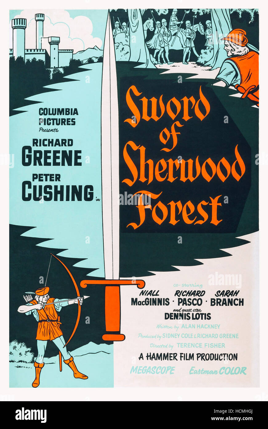 “Sword Of Sherwood Forest” Original Quad Poster - Film Poster - Movie Poster