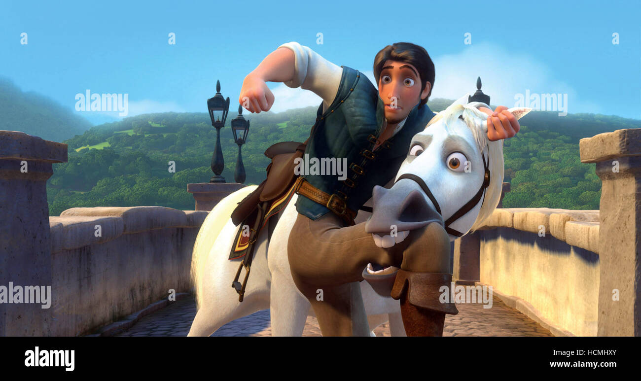 TANGLED, Flynn Rider (voice Zachary Levi), Maximus (horse), 2010
